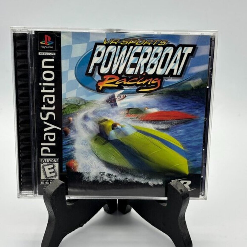 VR Sports Powerboat Racing PS1 with Manual